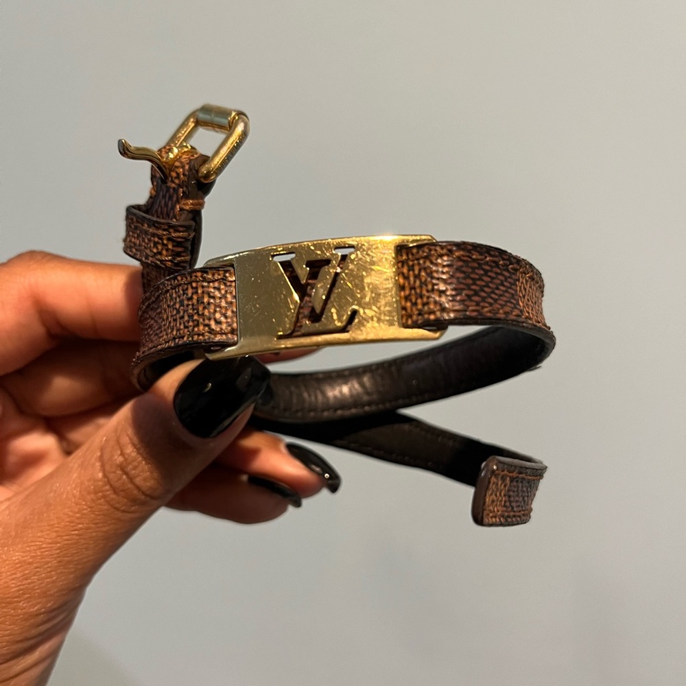 Louis Vuitton Sign It Bracelet Brown Damier